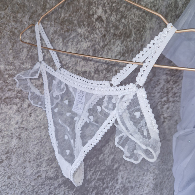 White L'Amour Set - Thong