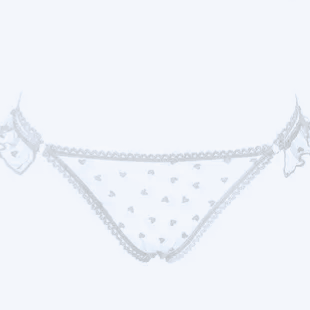 White L'Amour Set - Thong